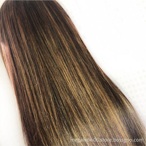 Fashion 100% Human Hair Wigs Piano Color Lace Human Hair Wigs
